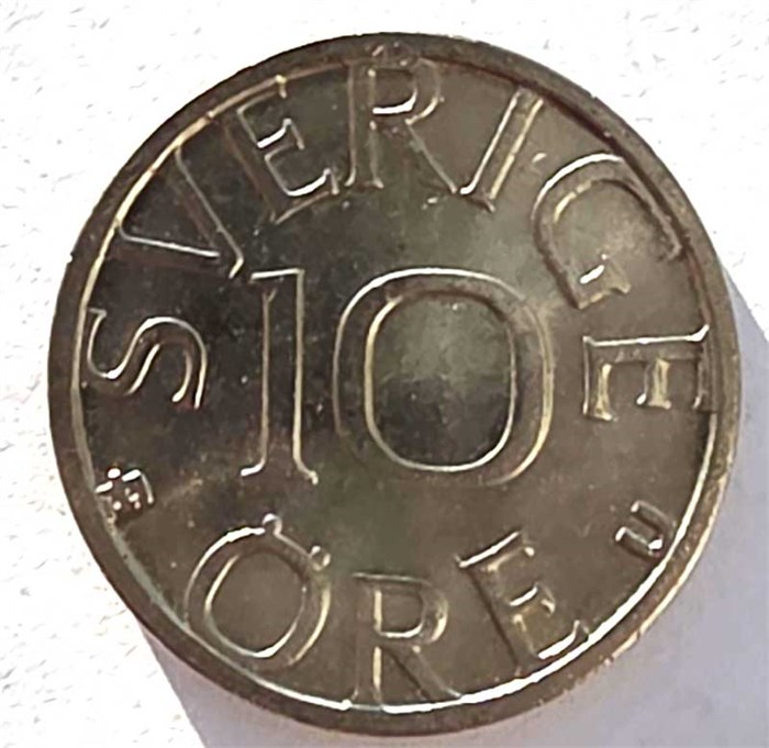10 оре - Швеция, 1982 год, UNC 14969