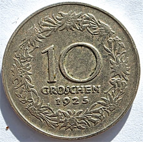 20 грошей - Австрия, 1925 год 16585