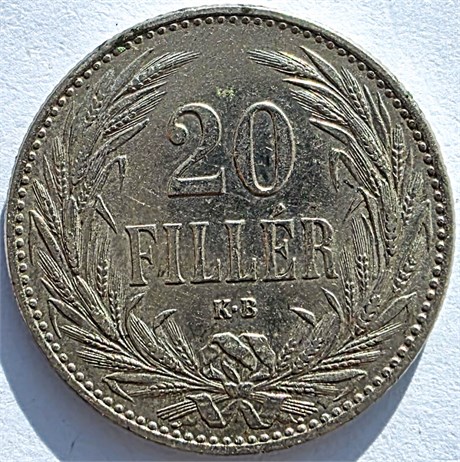 20 филлеров - Венгрия, 1894 год 16586