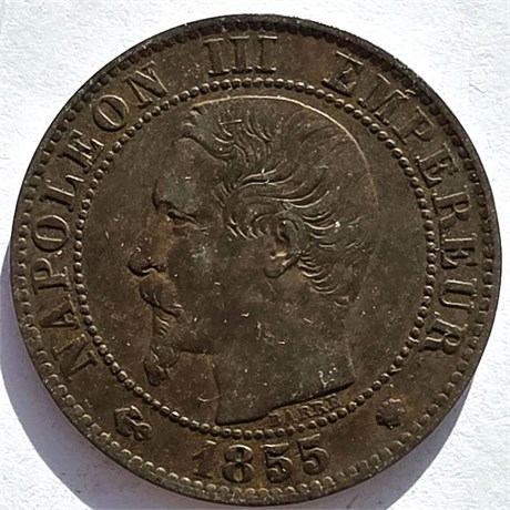 5 сантимов - Франция, 1855 год 16605