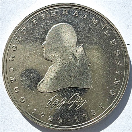 5 марок - Готхольд Эфраим Лессинг, Германия, 1981 год 16700