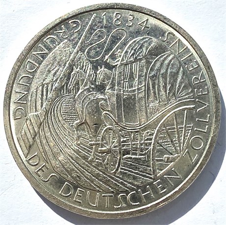 5 марок - Германский таможенный союз, 1984 год 16716