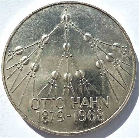 5 марок - Отто Ган, 1979 год 16718