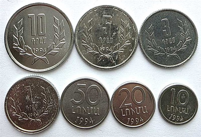 Набор монет - Армения, 1994 год (7 монет) 13432