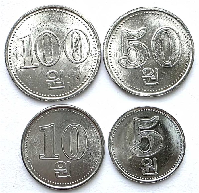 Набор монет - Северная Корея, 1959-1978 гг, (4 монеты) 13438