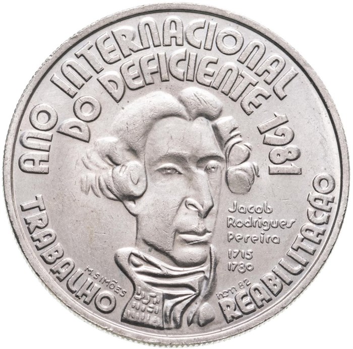 100 эскудо - Год инвалидов, Португалия, 1981 год 13701