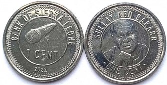 1 цент - Сьерра-Леоне, 2022 год, UNC 14501