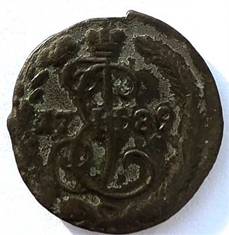 Деньга 1789 год 14696
