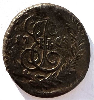 Полушка 1768 год 14897
