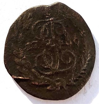 Полушка 1766 год 14902