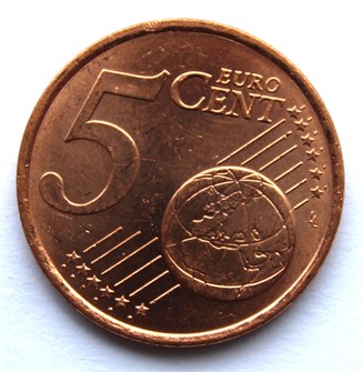 5 евроцентов, Италия, 2011 год, UNC 11269