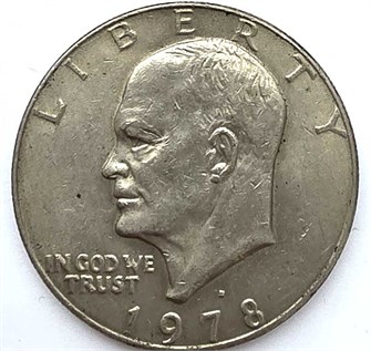 1 доллар - Эйзенхауэр, США, 1978 год 13340