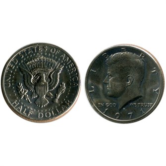 50 центов - Кеннеди, США, 1971 год 13584