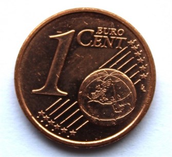 1 евроцент - Эстония, 2017 год, UNC 13861