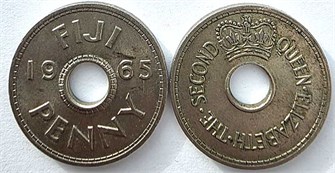 1 пенни - Фиджи, 1965 год 13897