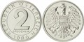 2 гроша - Австрия, 1950-1994 гг, UNC 14527