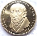 5 марок - 150 лет со дня смерти Карла фом Штейна, Германия, 1981 год, в запайке 14745