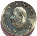 5 марок - 100 лет со дня рождения Томаса Манна, Германия, 1975 год 14760