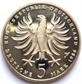5 марок - 200 лет со дня смерти Фридриха II Великого, Германия, 1986 год 14772