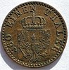 1 пфенниг - Пруссия, 1858 год А 16594