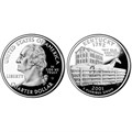 25 центов - Штат № 15 Кентукки, США, 2001 год 11077