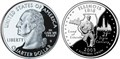 25 центов - Штат № 21 Иллинойс, США, 2003 год 11083
