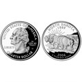 25 центов - Штат № 39 Северная Дакота, США, 2006 год 11101