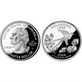 25 центов - Штат № 46 Оклахома, США, 2008 год 11108