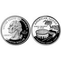 25 центов - Штат № 54 Американское Самоа, США, 2009 год 11116