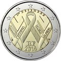 2 евро - Всемирный день борьбы со СПИДом, Франция, 2014 год, UNC 12726