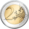 2 евро - 30 лет падению Берлинской стены, Франция, 2019 год, UNC 12727