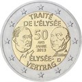 2 евро - 50 лет подписанию Елисейского договора, Германия, 2013 год, UNC 12732