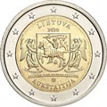 2 евро - Литовские этнографические регионы - Аукштайтия, Литва, 2020 год, UNC 12736