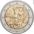 2 евро - 30 лет падению Берлинской стены, Германия, 2019 год, UNC 12737