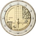 2 евро -50 лет Коленопреклонению в Варшаве, Германия, 2020 год, UNC 12742