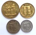 Набор монет - Исландия, 1974 год (4 монеты) 13430