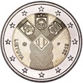 2 евро - 100 лет независимости прибалтийских государств, Литва, 2018 год 13533