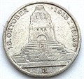 3 марки - Битва народов, 1913 год, Германия, серебро 13648