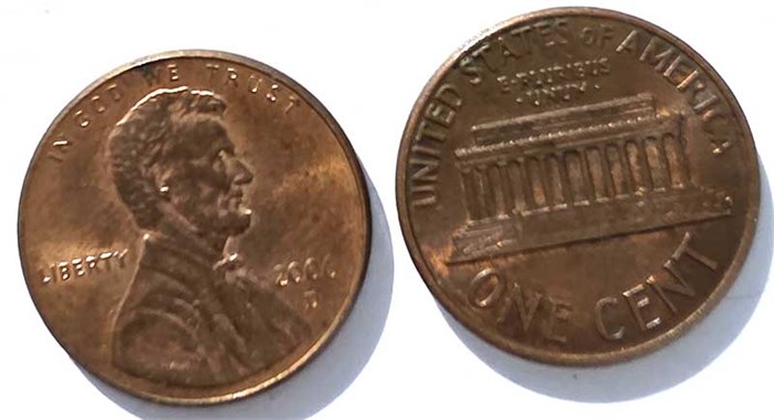 1 цент - США 15708
