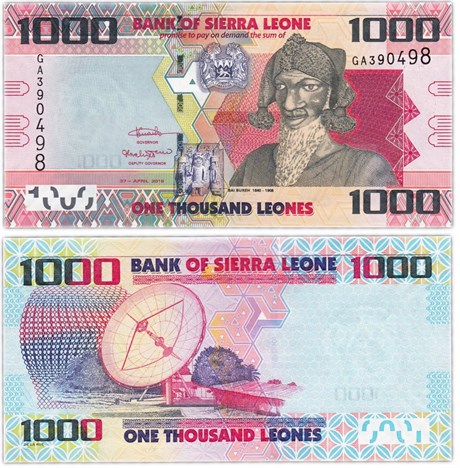 Банкнота 1000 леоне - Сьерра-Леоне, 2020 год, UNC 17060