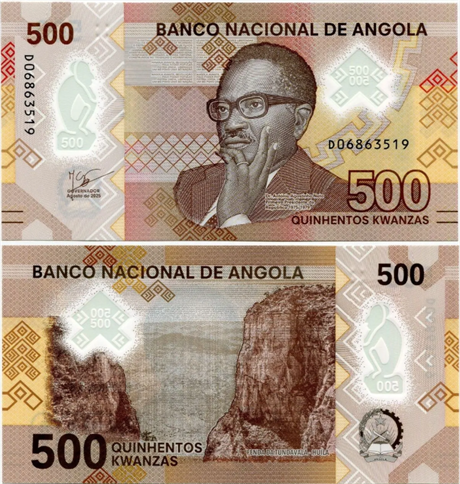 Банкнота 500 кванза - Ангола, 2025 год, UNC 17129