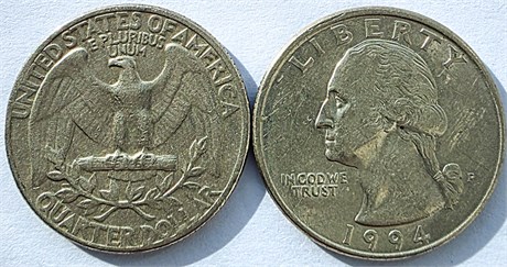 25 центов - США 17422