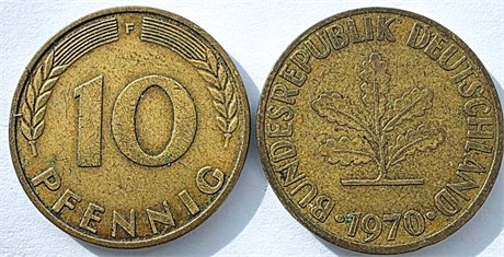 10 пфенниг - ГДР 17458