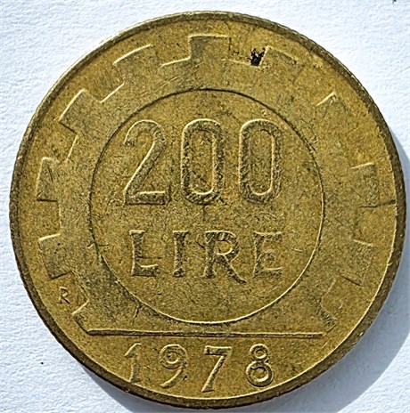 200 лир - Италия, 1978 год 17462