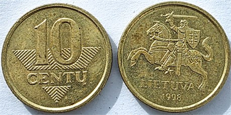 10 центов - Литва 17484