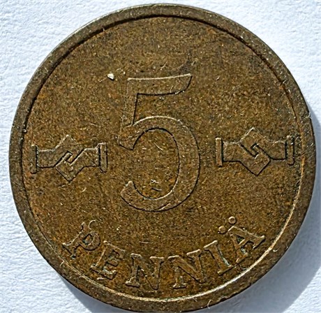 5 пенни - Финляндия, 1974 год 17491