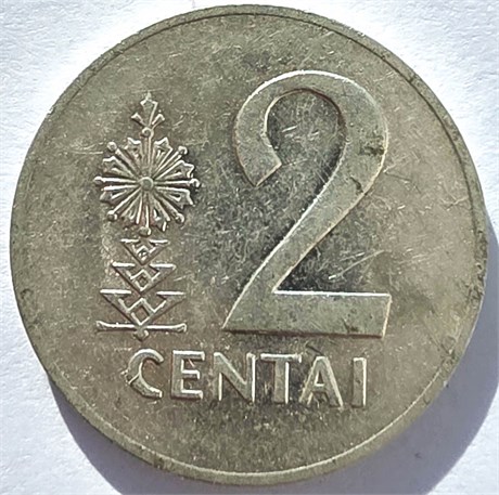 2 цента - Литва, 1991 год 17641