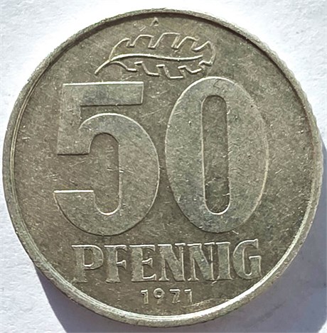 50 пфенниг - Германия, 1971 год 17658