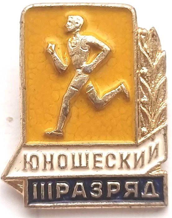 Значок - Юношеский 3-й разряд 12818