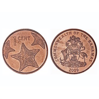 1 цент - Багамские острова, 2015 год, UNC 14013